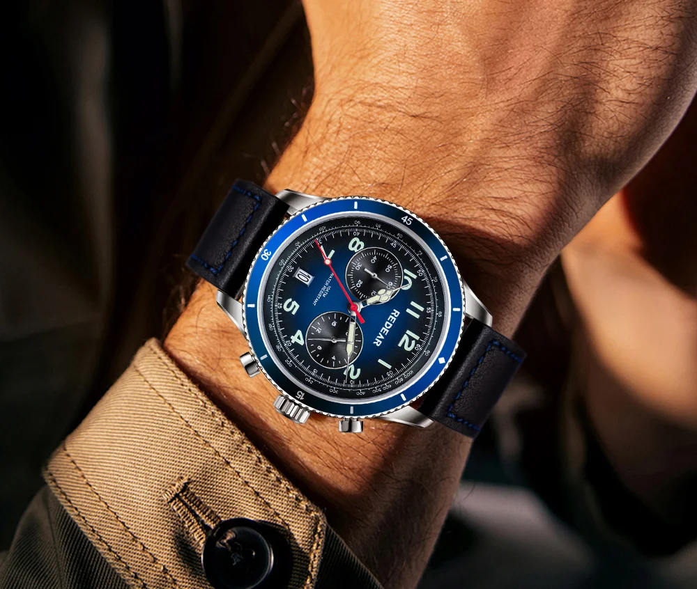 Мужские многофункциональные кварцевые часы REDEAR