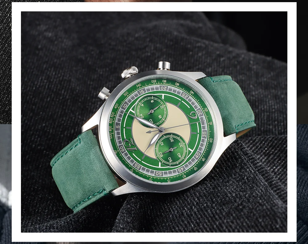 Мужские кварцевые часы REDEAR с календарем и хронографом