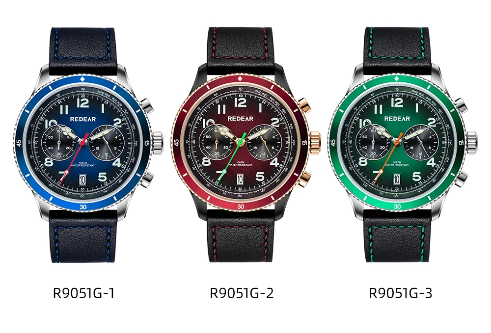 Мужские многофункциональные кварцевые часы REDEAR