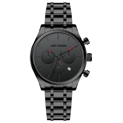 Мужские многофункциональные кварцевые часы Carl Vinson