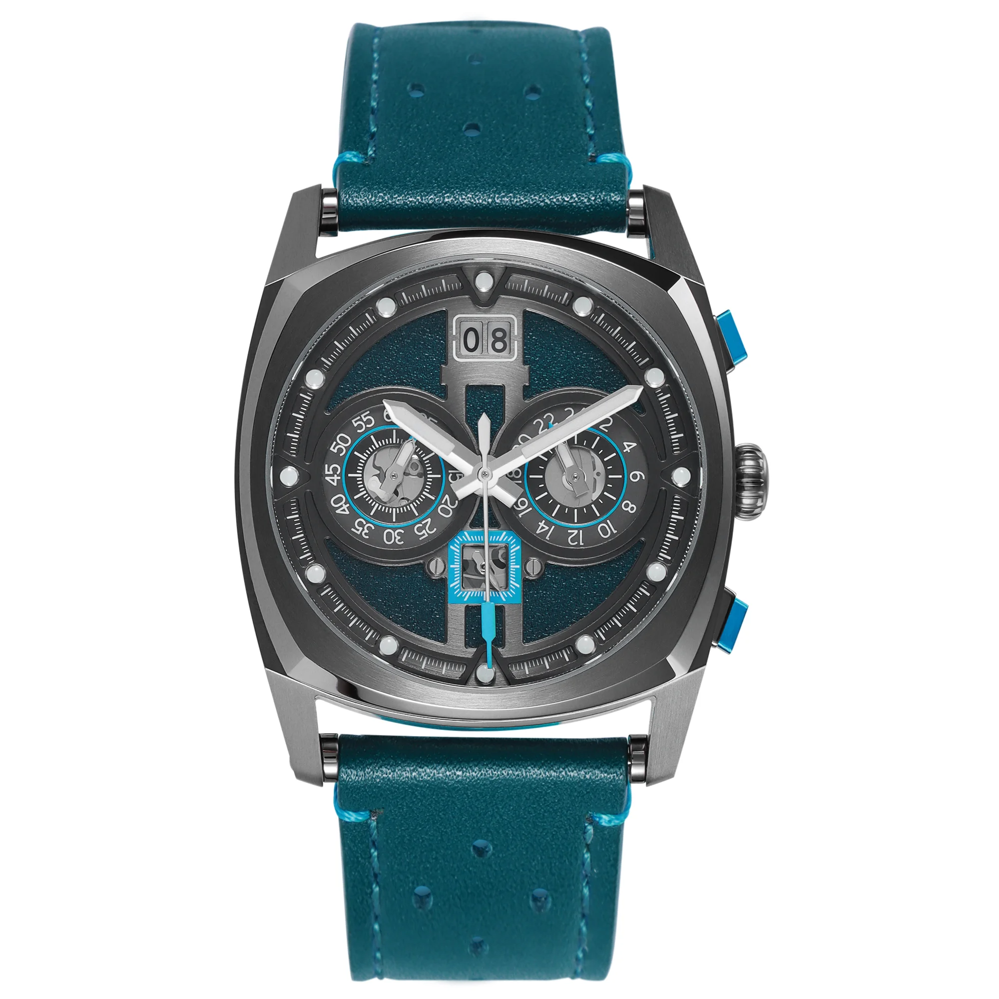 Мужские многофункциональные светящиеся кварцевые часы REDEAR